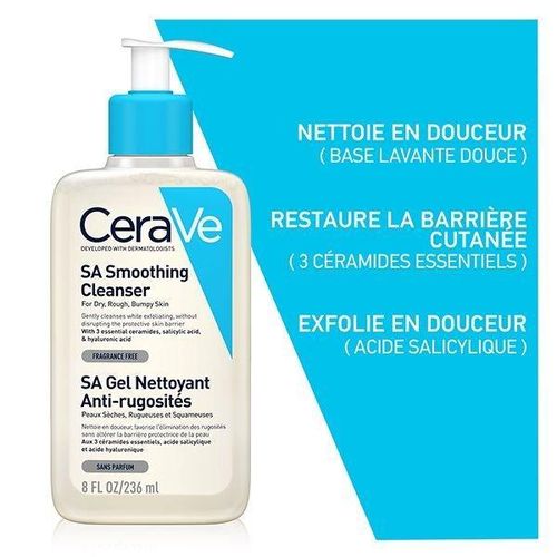 Gel Nettoyant Anti Rugosités Exfoliation Douce Acide Salicylique
